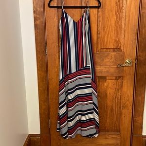 Lush stripes maxi dress